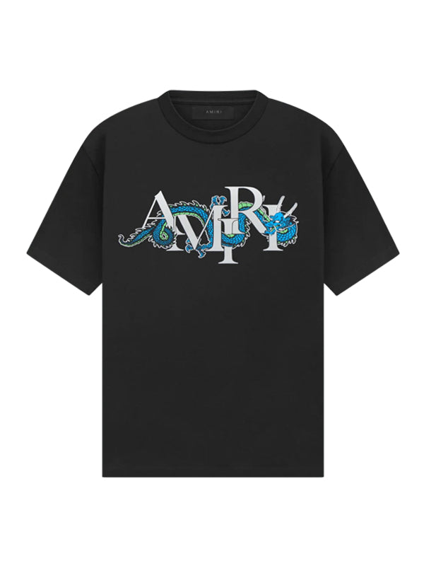 T-shirt noir Dragon du nouvel an lunaire