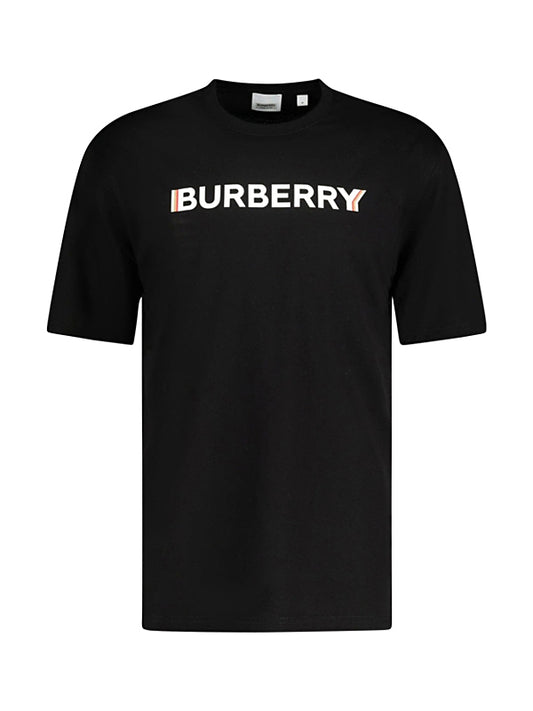 T-Shirt Burberry noir à logo imprimé