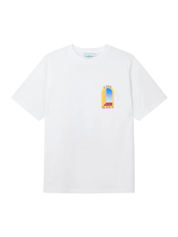 T-Shirt blanc Casablanca L'arche de Jour