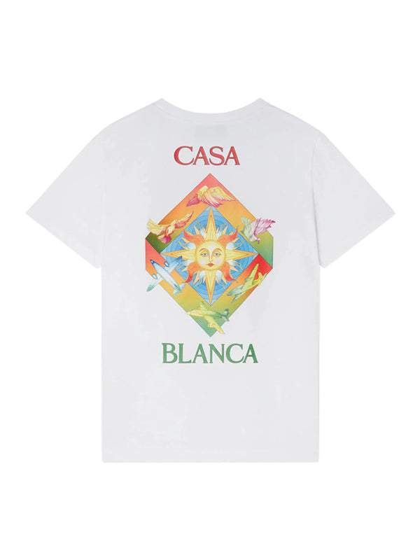 T-Shirt blanc Casablanca Les Eléments