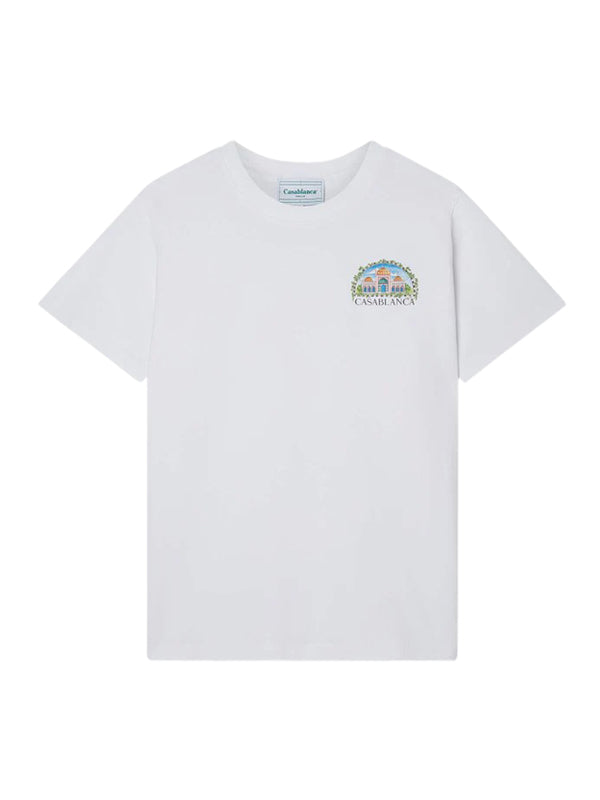 T-Shirt blanc Casablanca Vue de Damas