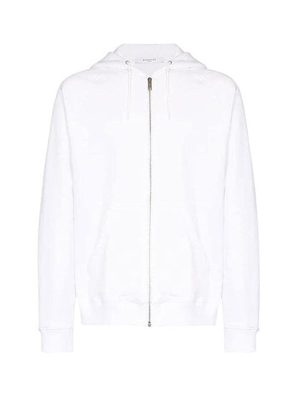 Hoodie Givenchy blanc signature logo brodé arc en ciel