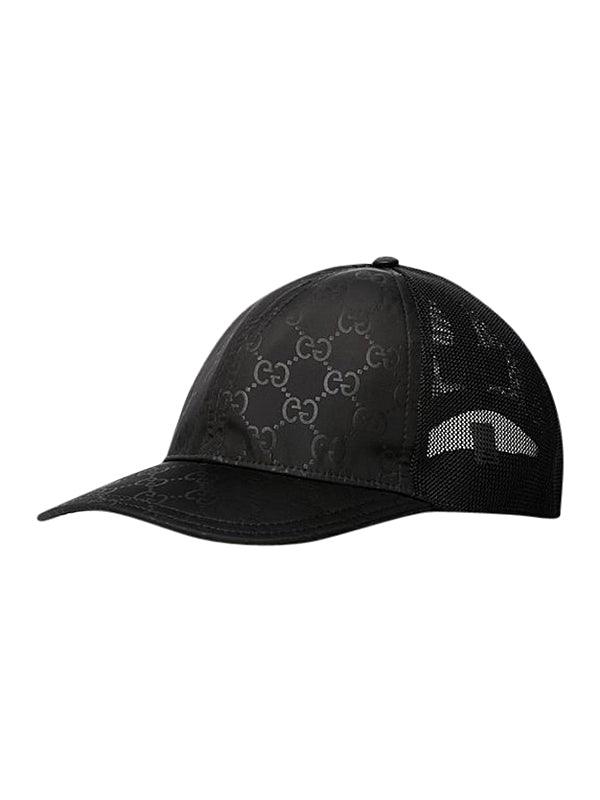 Casquette de Baseball Gucci GG en Nylon noir