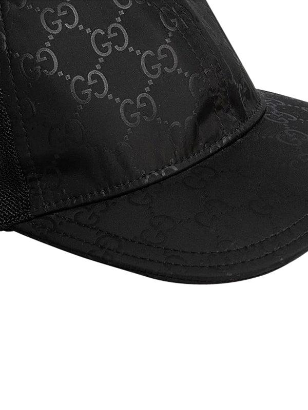 Casquette de Baseball Gucci GG en Nylon noir