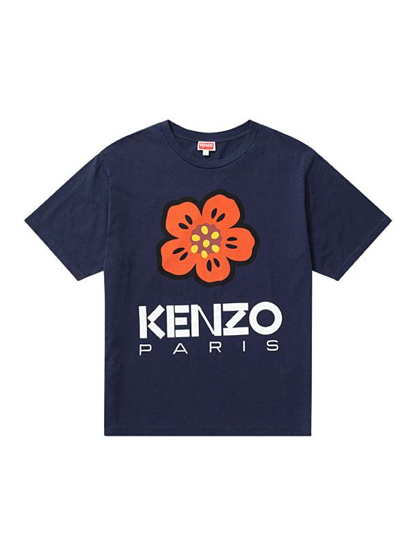 T-Shirt Kenzo bleu à Fleur de Boke