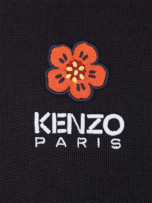 hoodie Kenzo brodé 'BOKE FLOWER CREST' noir