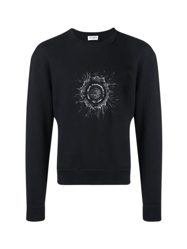 Sweatshirt Saint Laurent noir 