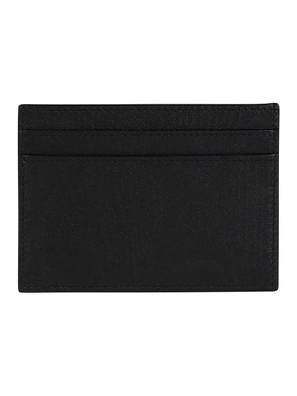 Porte-cartes YSL en cuir noir