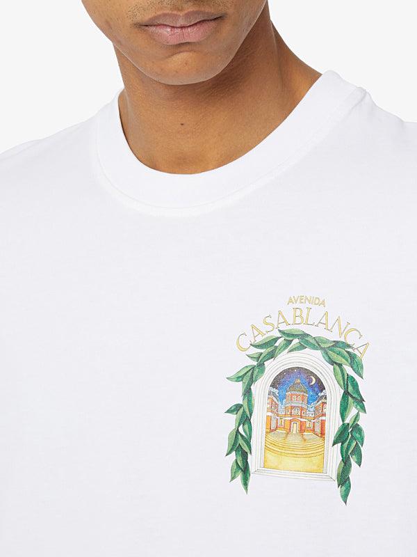 T-Shirt Casablanca  blanc Avenida